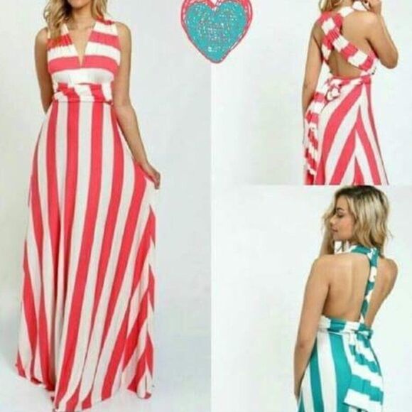 Mint summer Muti-styling maxi dress - Picture 1 of 4